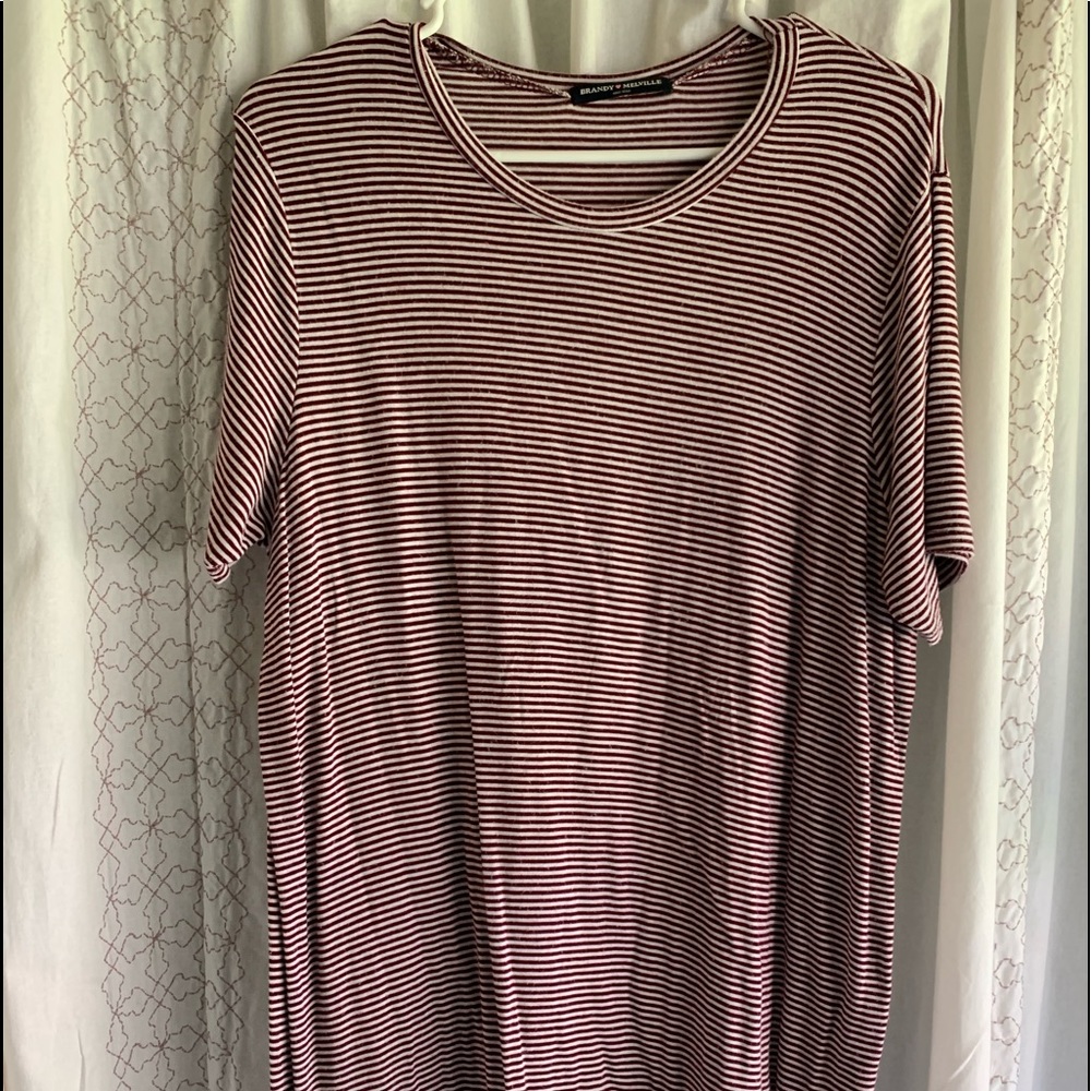 Brandy Melville Stripped T-shirt Dress